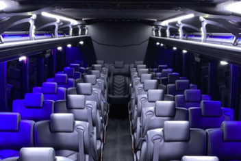 Irvine Charter Bus Interior