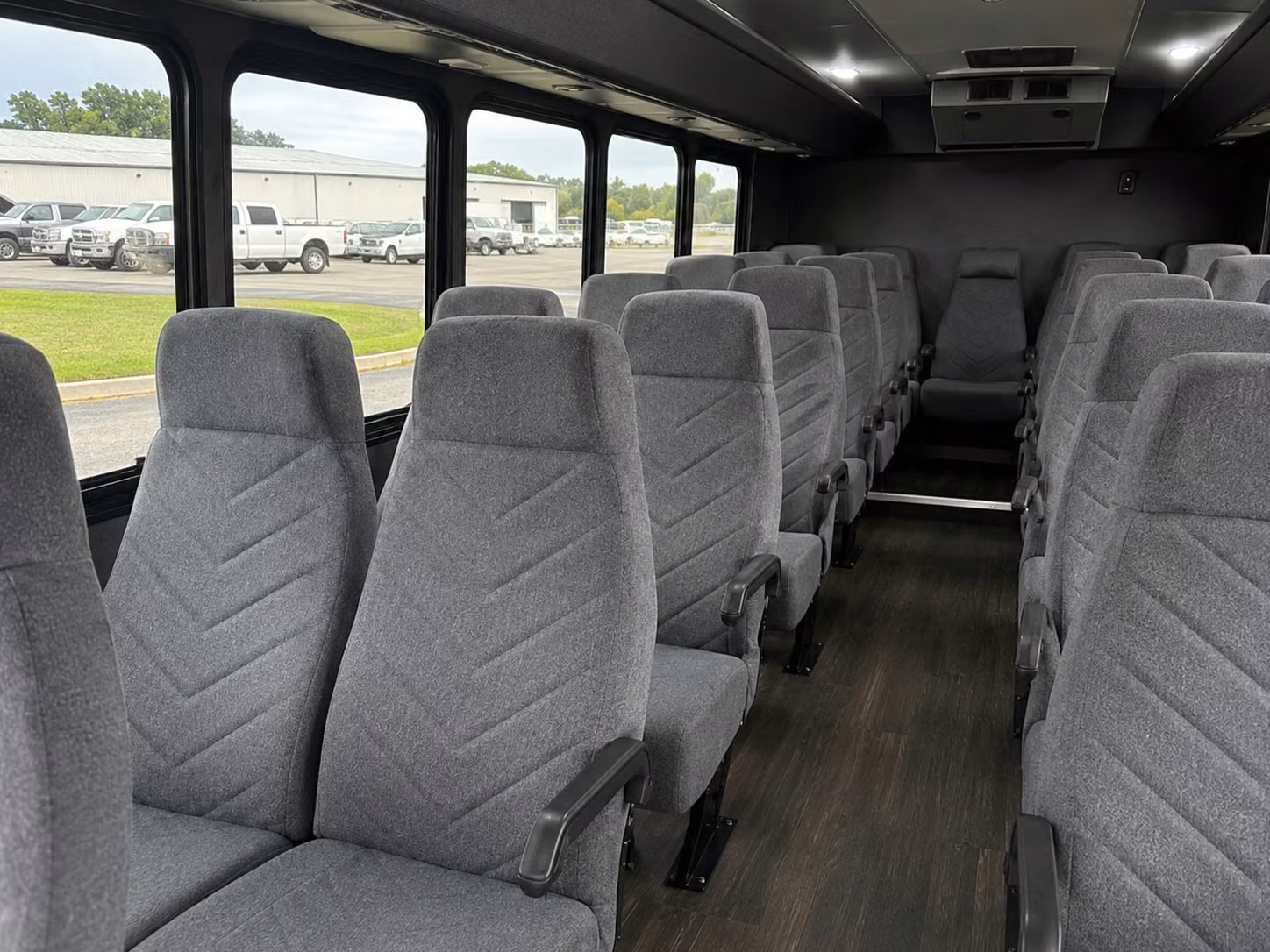 18 passenger minibus inside