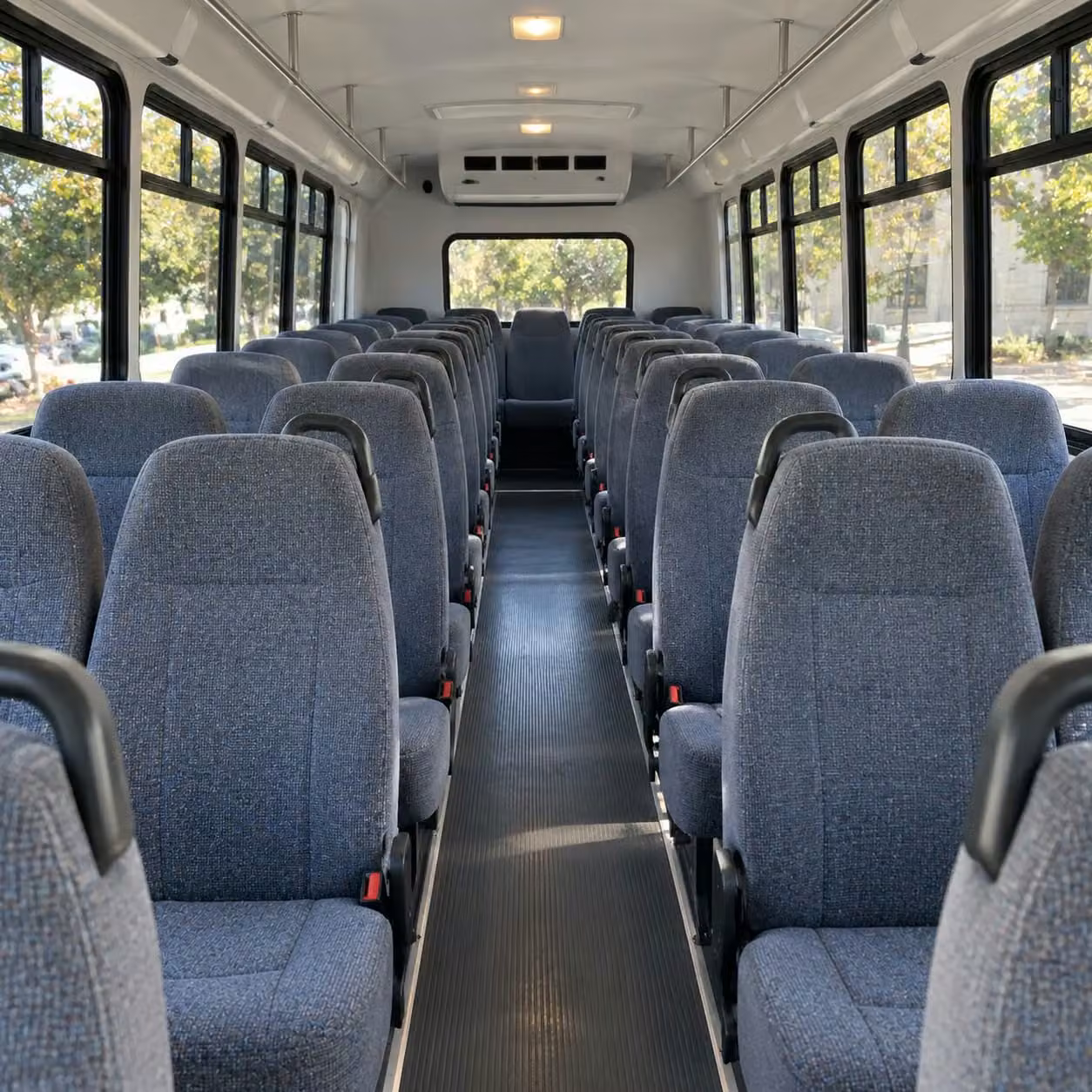 28 passenger minibus inside