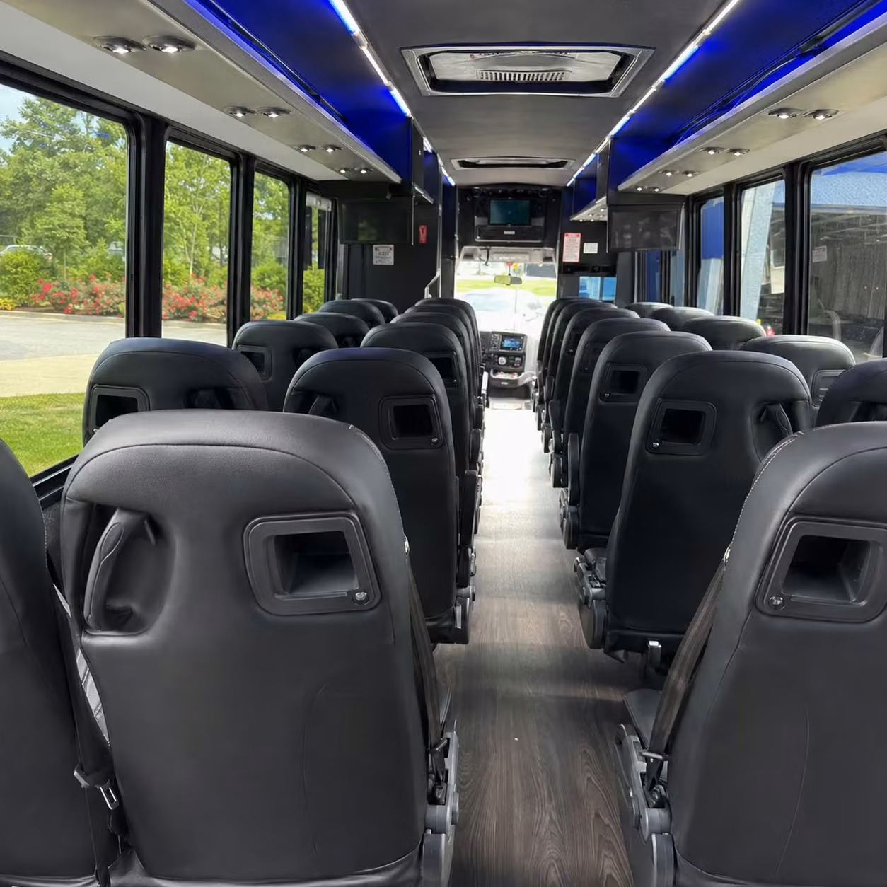 35 passenger minibus inside